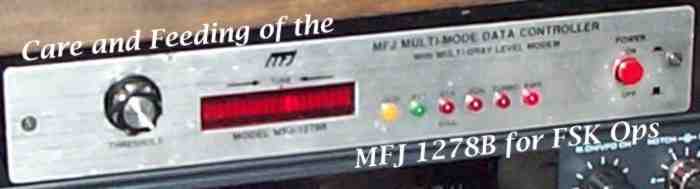 Mfj - 1278b Software